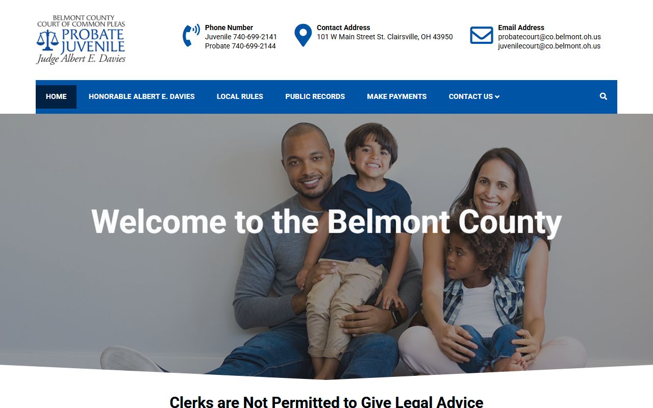 Belmont County criminal court records resource page