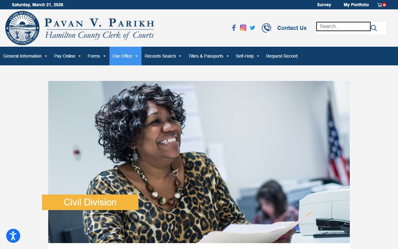 Hamilton County criminal court records resource page