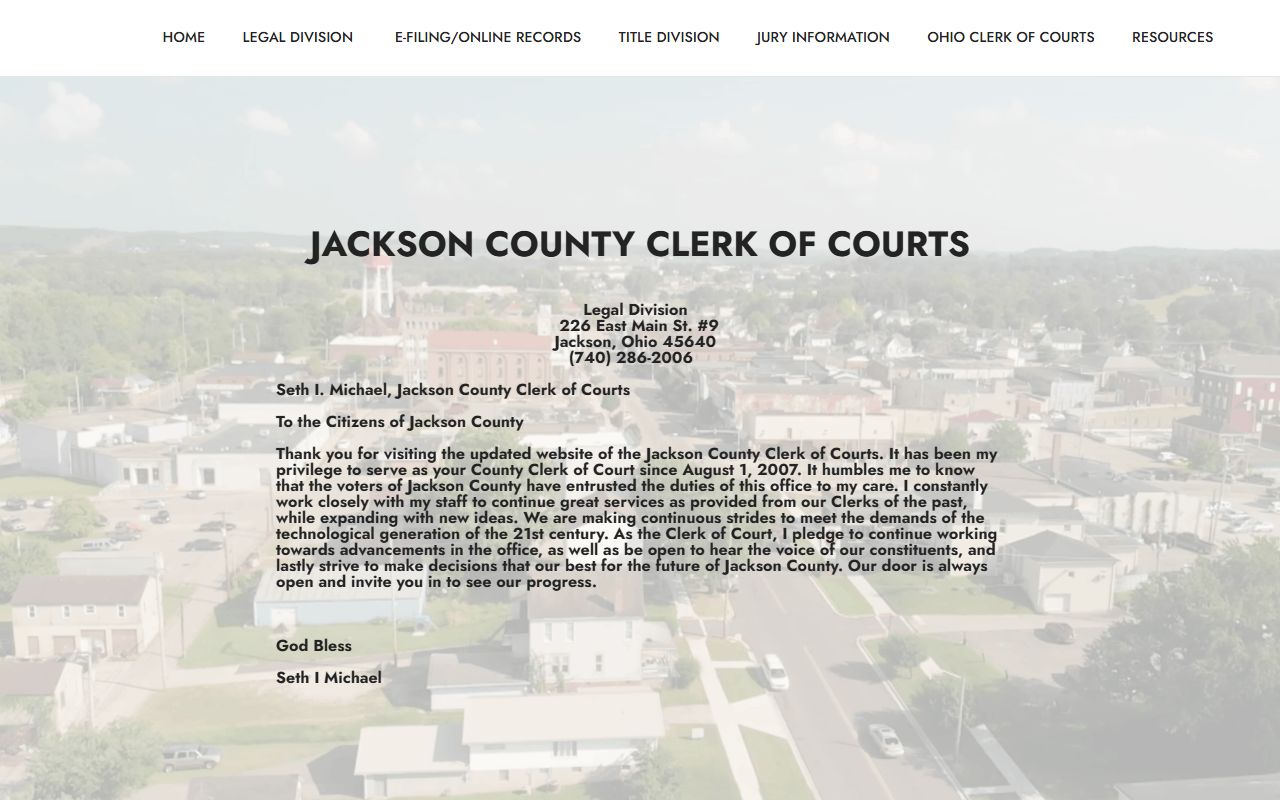 Jackson County criminal court records resource page