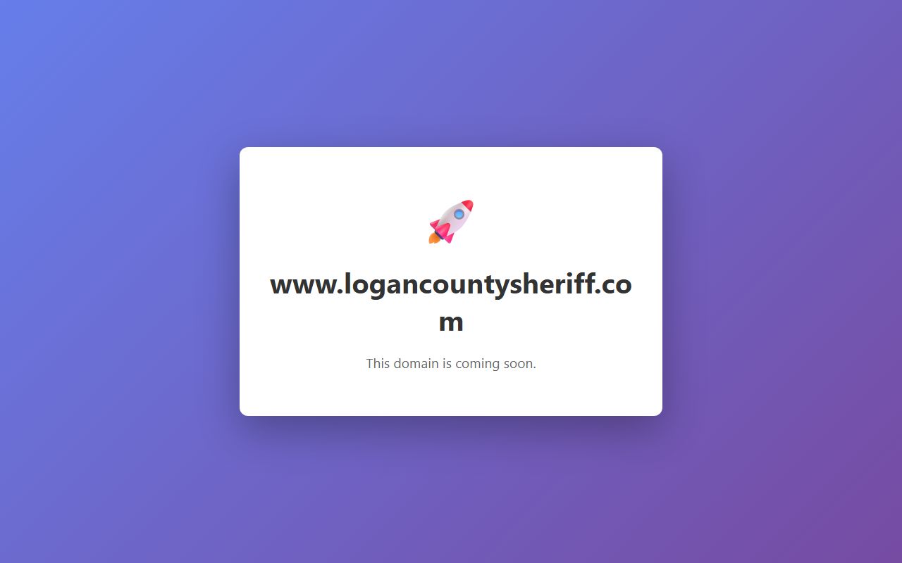 Logan County criminal court records resource page
