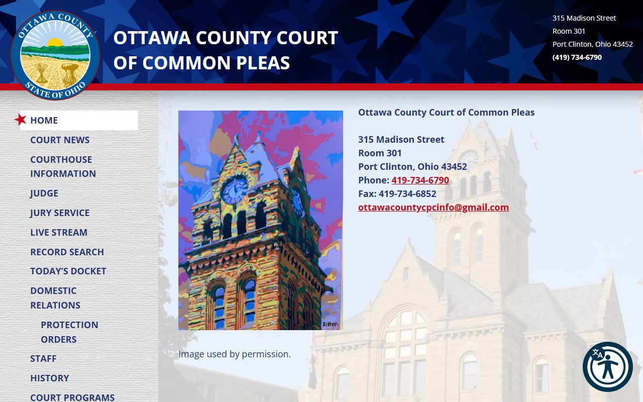 Ottawa County criminal court records resource page