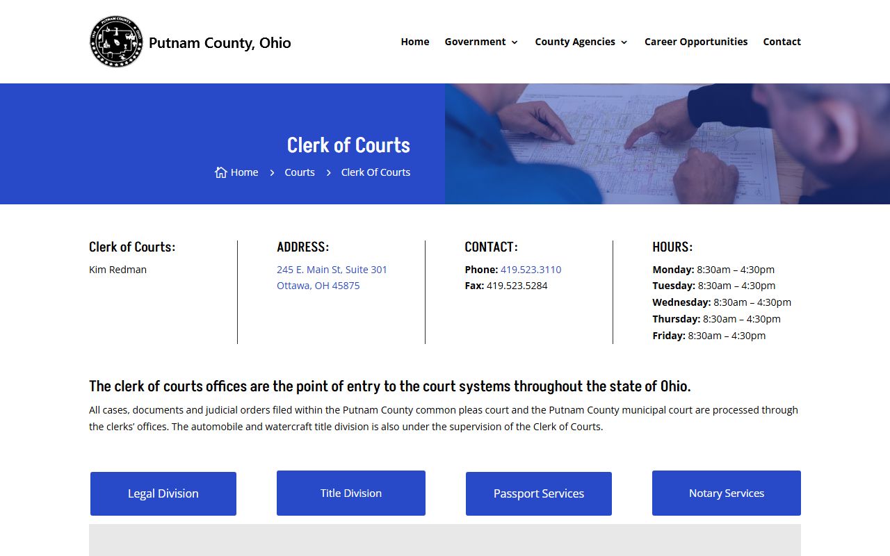 Putnam County criminal court records resource page