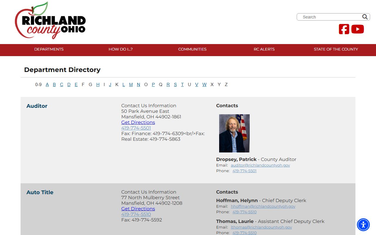 Richland County criminal court records resource page